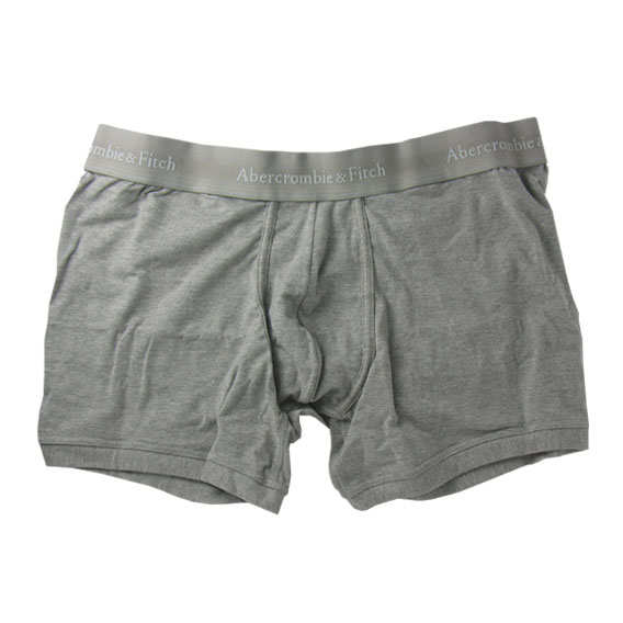 アバクロンビー＆フィッチ：Low Rise Streatch Cotton Boxer Brief（グレー）