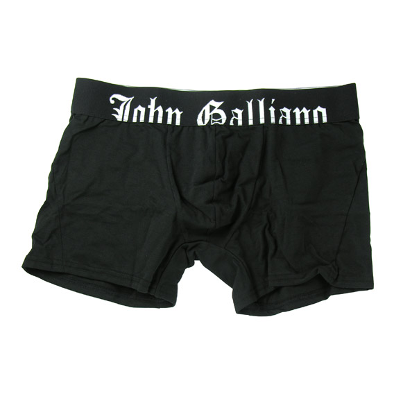 ジョンガリアーノ：Large Logo Boxer（ブラック）