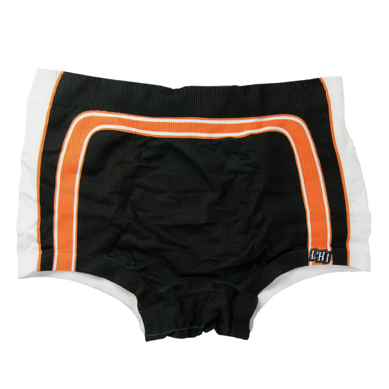 ロムアンヴィジブル：Boxer Seamless（ブラック×オレンジ）