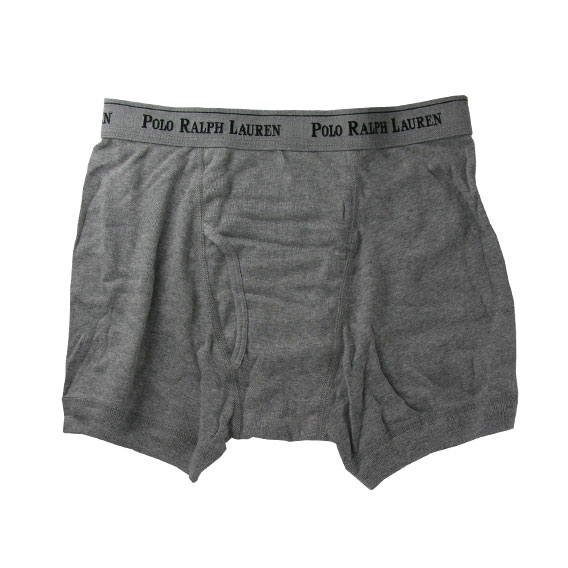 ポロラルフローレン ：Signature Cotton Boxer Brief（グレー）