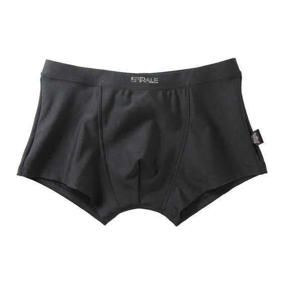 シュピラール： Short Boxer (ブラック：王冠ロゴ無し)