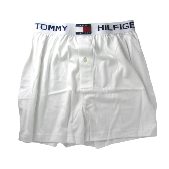 トミーヒルフィガー ：Tommy Hilfiger Knit Boxer（ホワイト）