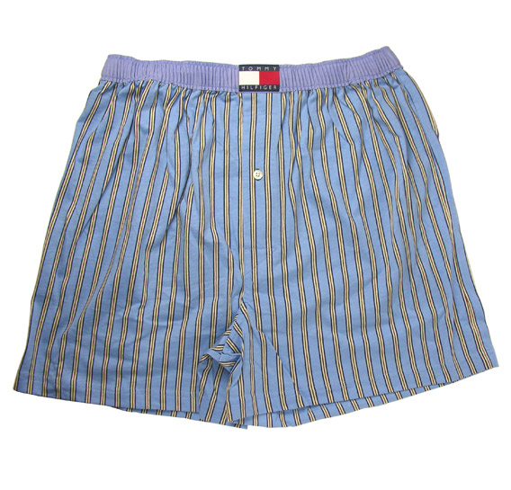 トミーヒルフィガー ：Blain Stripe Print Boxer(ブルー)