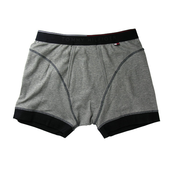 トミーヒルフィガー ：Ludlow Doublefly boxer(グレー)